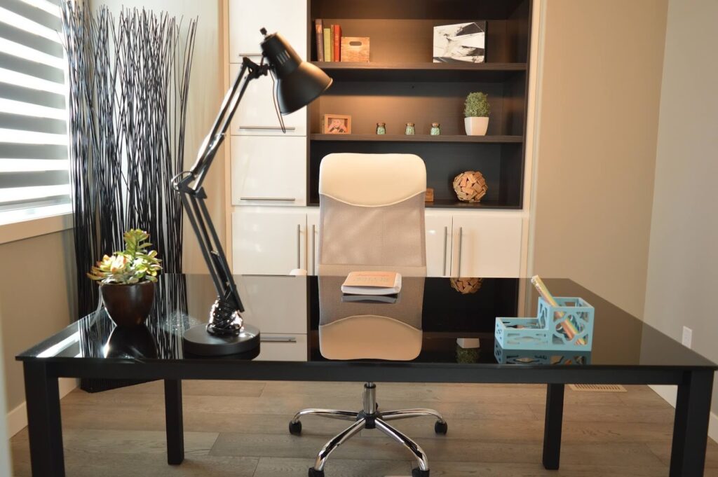 A rectangular office table desk can become a gem of a modern office